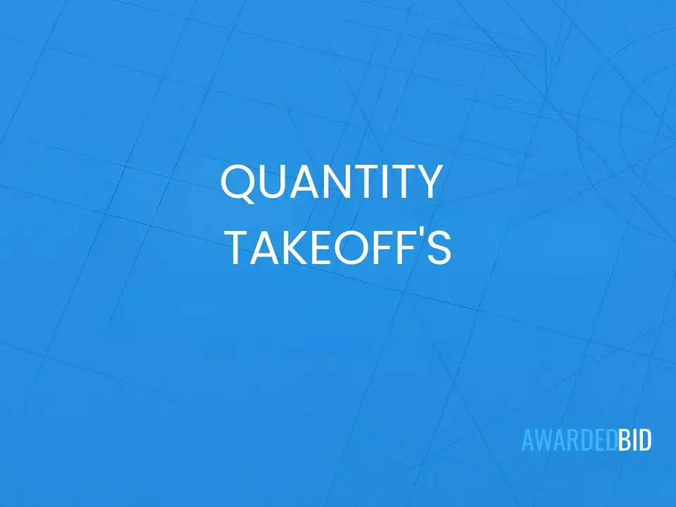 QUANTITY TAKEOFFS